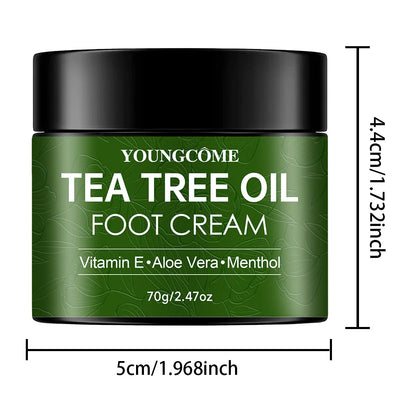 Tea Tree Foot Cream Heel Cracking Repair Products Exfoliation Dead Skin