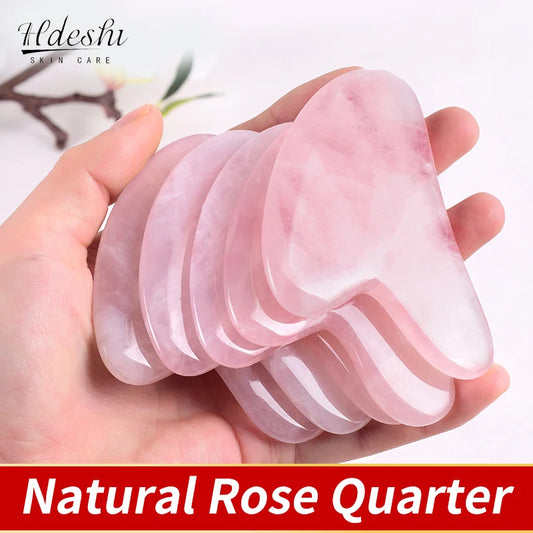 Natural Stone GuaSha Jade Facial Beauty Scraping Massage Tools
