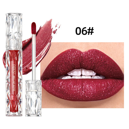 Waterproof Matte Diamond Shimmer Lipgloss