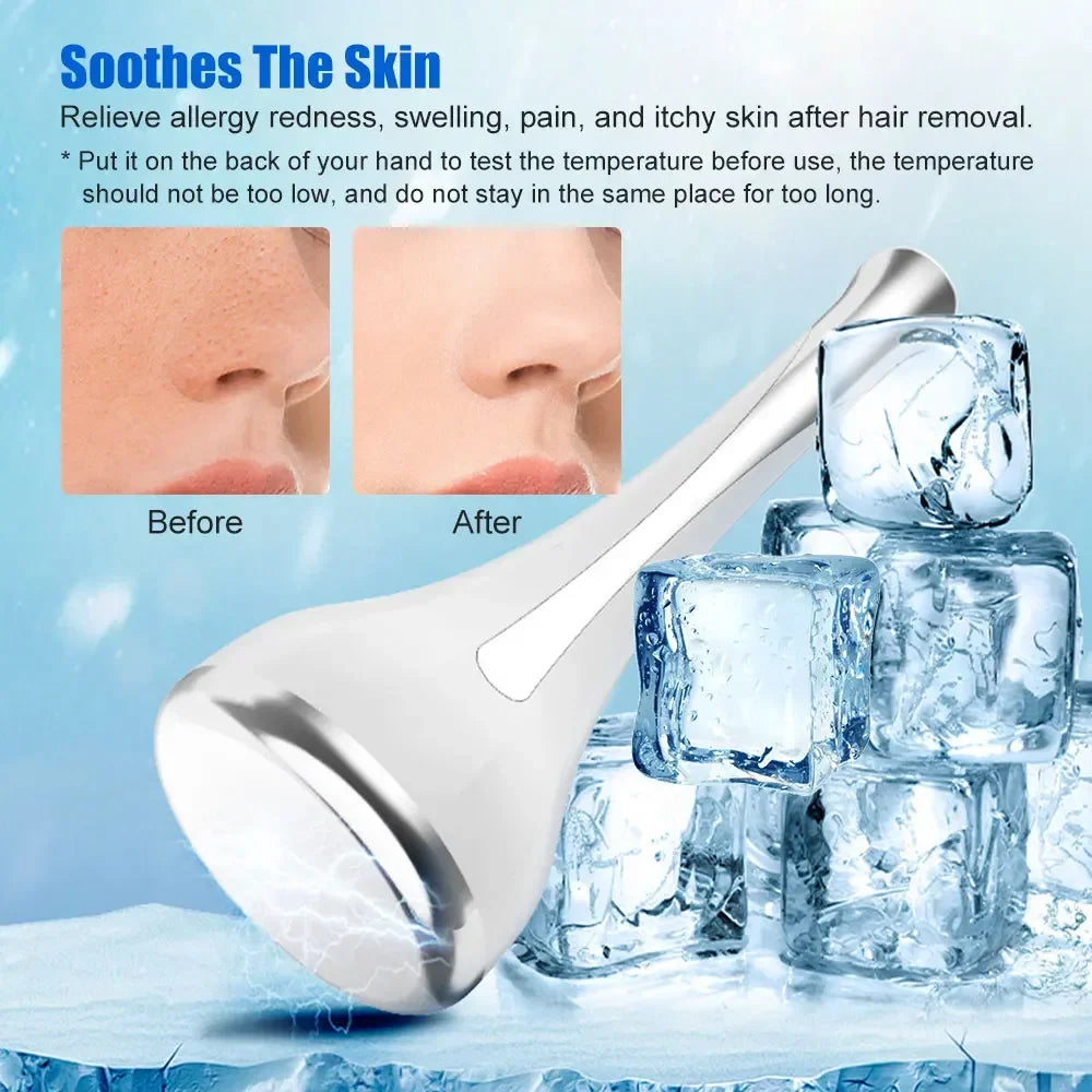 Freezable Ice Roller Face Massager