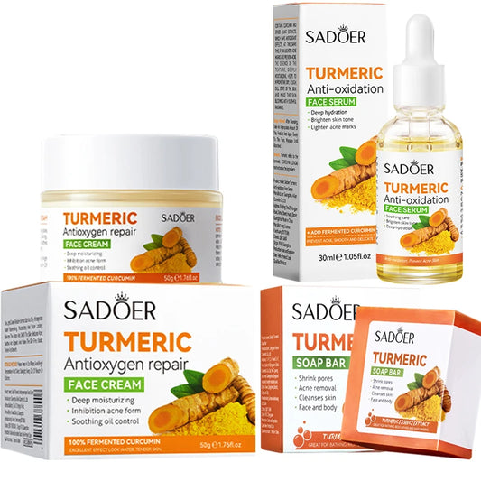 Turmeric Oil Control Skincare Cream Set