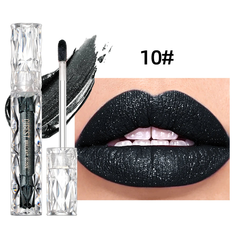 Waterproof Matte Diamond Shimmer Lipgloss
