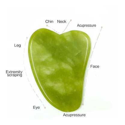 Guasha Natural Stone Massage Face Jade Roller Gua Sha Massage Tool