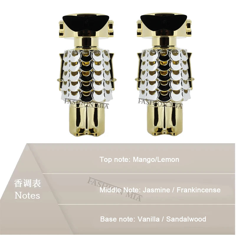 Original Classic Perfume Robot Designe Texture spray