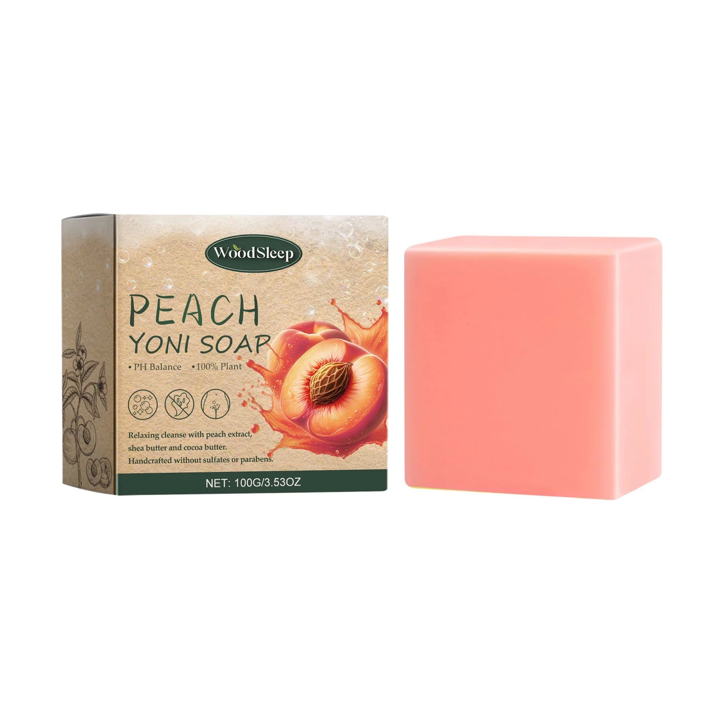 Yoni Vaginal Care Soap Ph Balance Strawberry Remove Odor