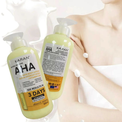 Whitening Body Cream Hydroxy Acids Vitamin C&E Moisturizing
