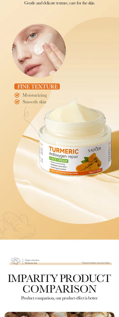 Turmeric Oil Control Skincare Cream Set