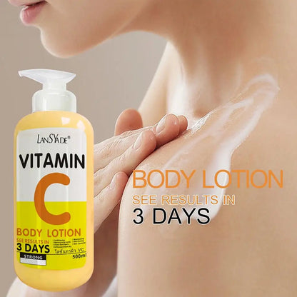 Whitening Body Cream Hydroxy Acids Vitamin C VE Deep Moisturizing