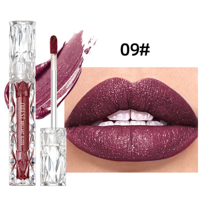 Waterproof Matte Diamond Shimmer Lipgloss