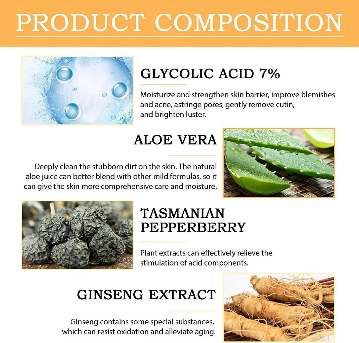 7% Glycolic Acid Toner Acne Removal