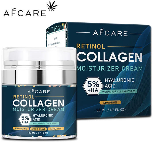 Face Moisturizer Collagen Retinol Cream Hyaluronic acid For Men