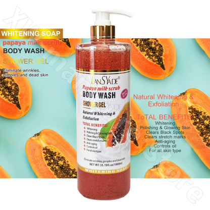 Scrub Shower Gel 500ml Moisturizing Gentle Cleansing