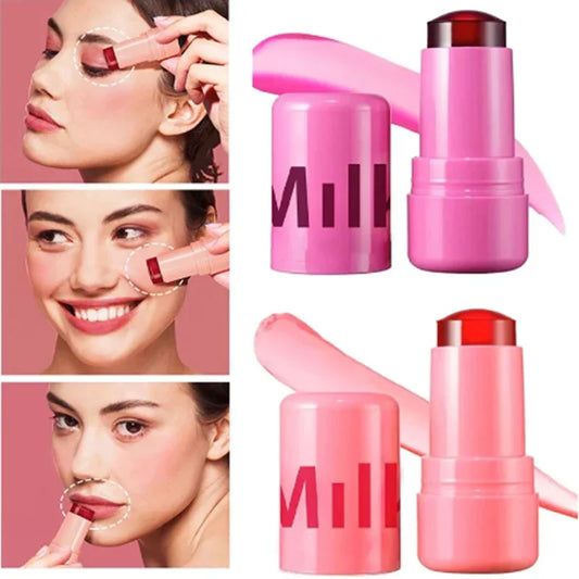 Milk Makeup Cooling Water Jelly Tint Hydrating Long-Lasting Sheer Lip&Cheek Stain 3-in-1 Bouncy Jelly Texture Lipstick Cosmetic