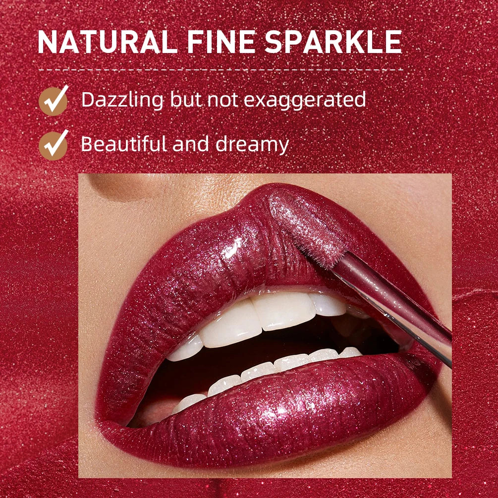 Waterproof Matte Diamond Shimmer Lipgloss