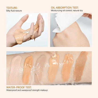 High Coverage Waterproof Korean Foundation Cream