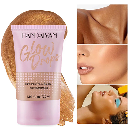 Tanning Liquid Foundation Cream Resistant Natural Wheat Bronzer