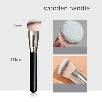 Makeup Brushes Foundation Concealer Angled Seamless Cover