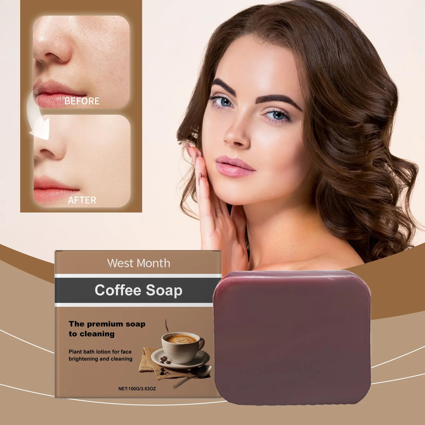 WEST MONTH Coffee Soap