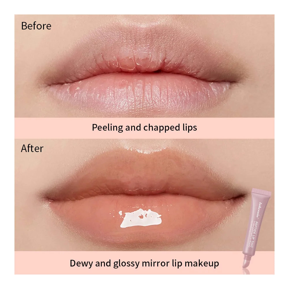 4pcs /set Moisturizing Lip Glaze Mirror Glass Long Lasting Lip Gloss