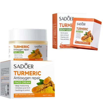 Turmeric Oil Control Skincare Cream Set