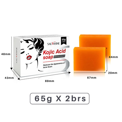 5PCS Kojic Acid Skin Care Set Kojic Acid Soap Moisturizing Facial Cream Body Lotion Face Cleanser Skin Care Products
