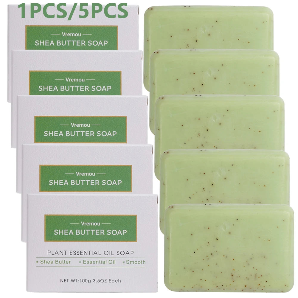 Lavender Soap, Exfoliating Cream Granule Essential Oil Soap