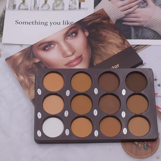 12-Color Matte Makeup Palette