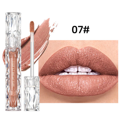 Waterproof Matte Diamond Shimmer Lipgloss