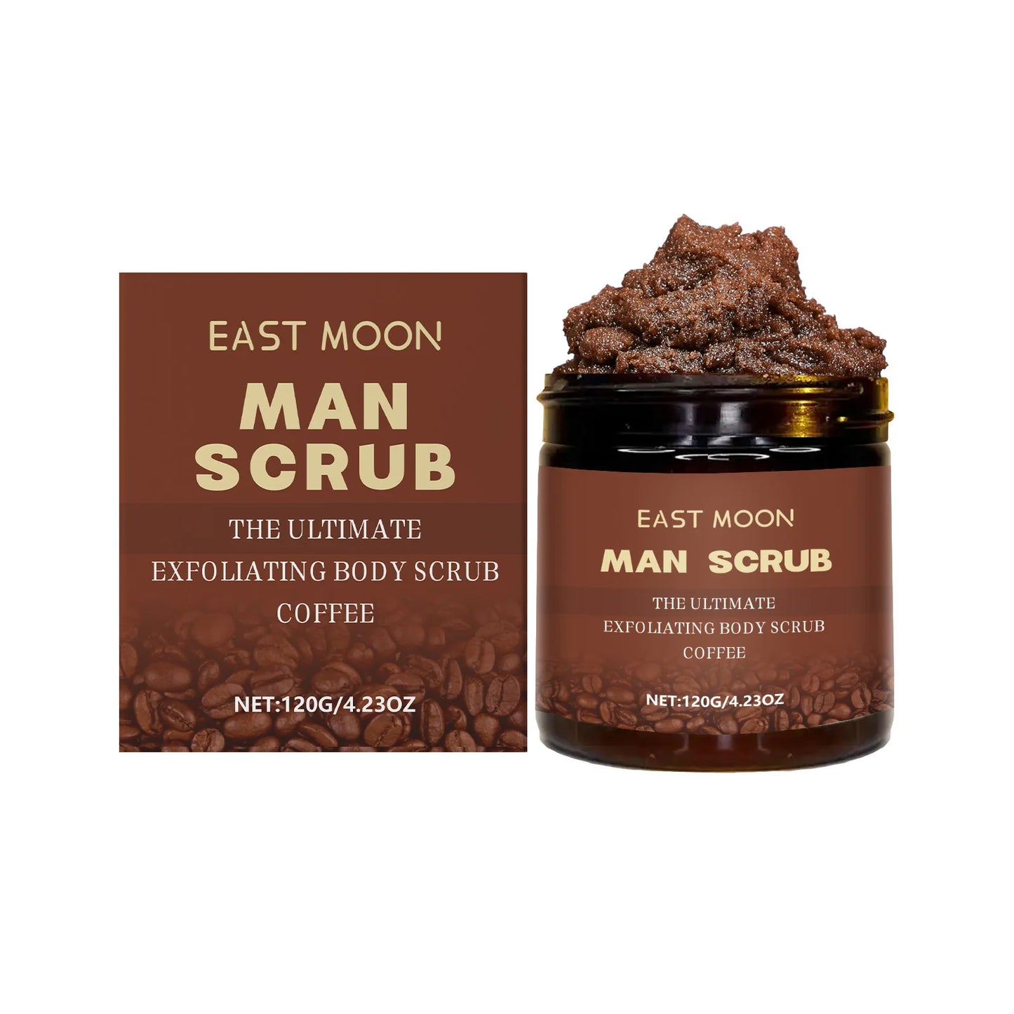 East Moon Coffee Men Body Nourishing Scrub Cream