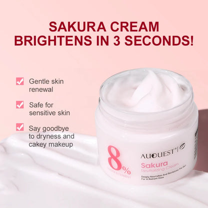 Sakura Revitalizing Face Cream Whitening Dark Spots Removal