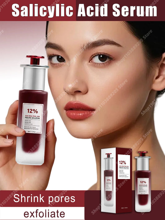 Salicylic Acid Essence Face Serum Shrink Pores Facial Essential Oil