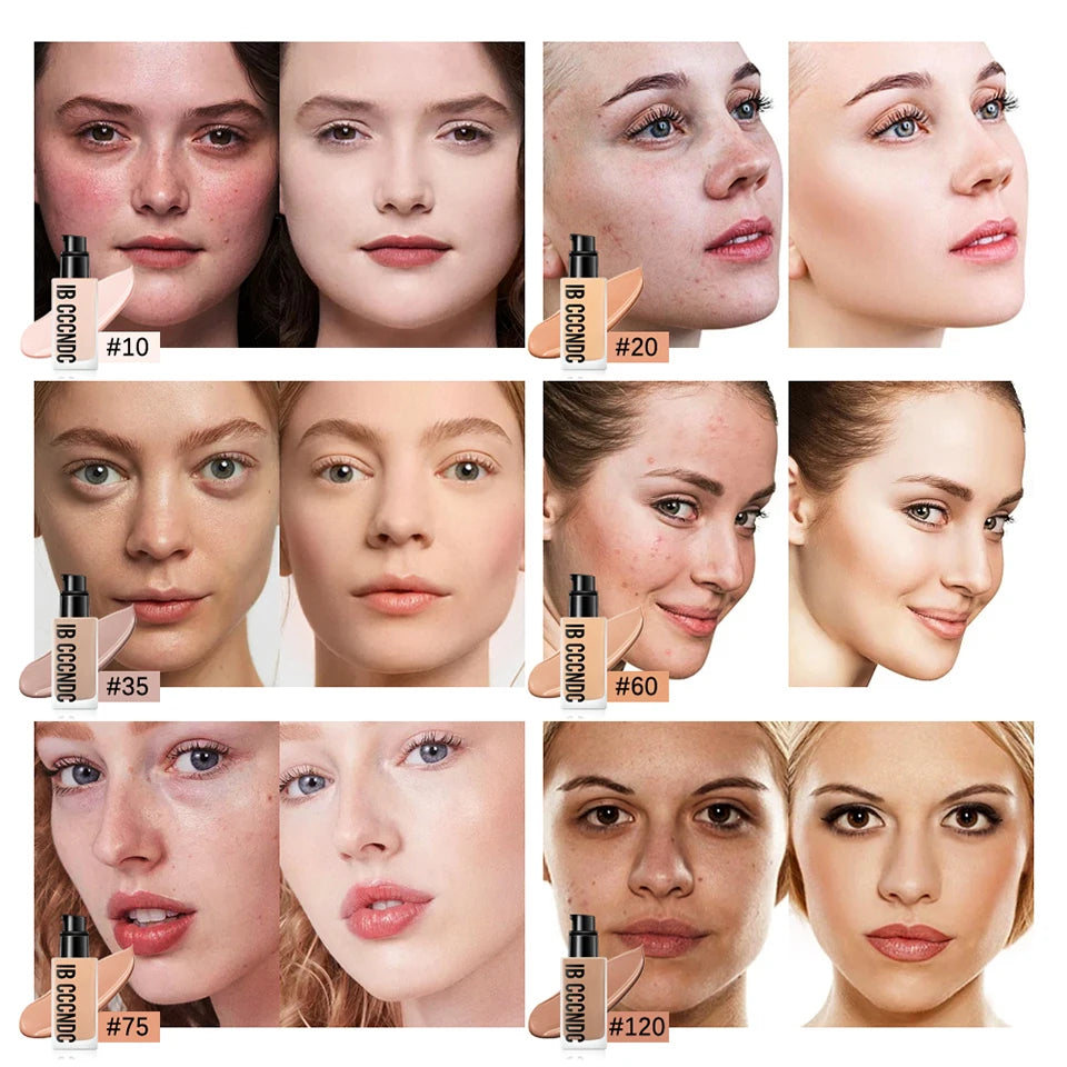 High Coverage Waterproof Korean Foundation Cream