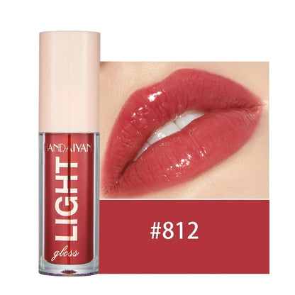 12 Colors Mirror Pearl Lip Gloss Waterproof Long Lasting Moisturizing Lipstick Shine Glitter Lip Gloss Women Makeup Cosmetics