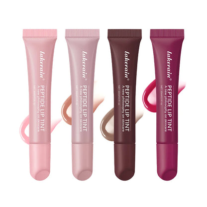 4pcs /set Moisturizing Lip Glaze Mirror Glass Long Lasting Lip Gloss