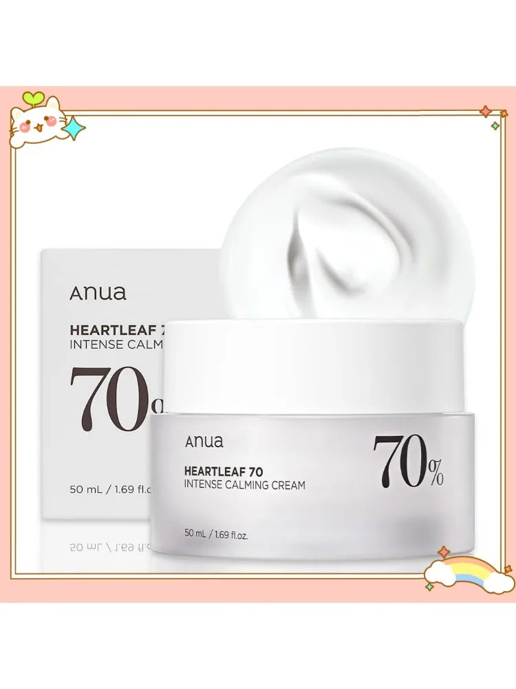 Anua Korean Heartleaf Anti-aging Essence Moisturizing Toner Emulsion Fade Fine Lines Deep Cleaning Facial Cleanser Skin Care Set