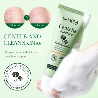 Centella Asiatica Cleansing Face Wash Foam Facial Cleanser