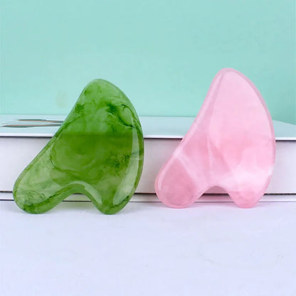 Resin Gua Sha Face Roller Massager