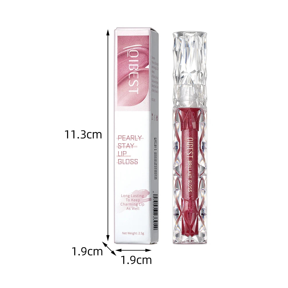 Waterproof Matte Diamond Shimmer Lipgloss