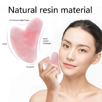 Resin Gua Sha Face Roller Massager