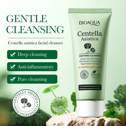 Centella Asiatica Cleansing Face Wash Foam Facial Cleanser