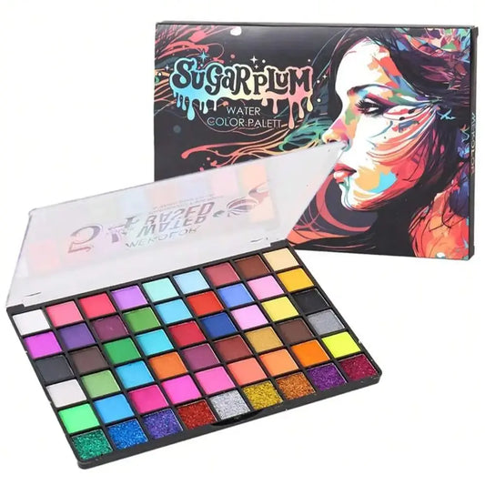 54-Color Face Paint Set