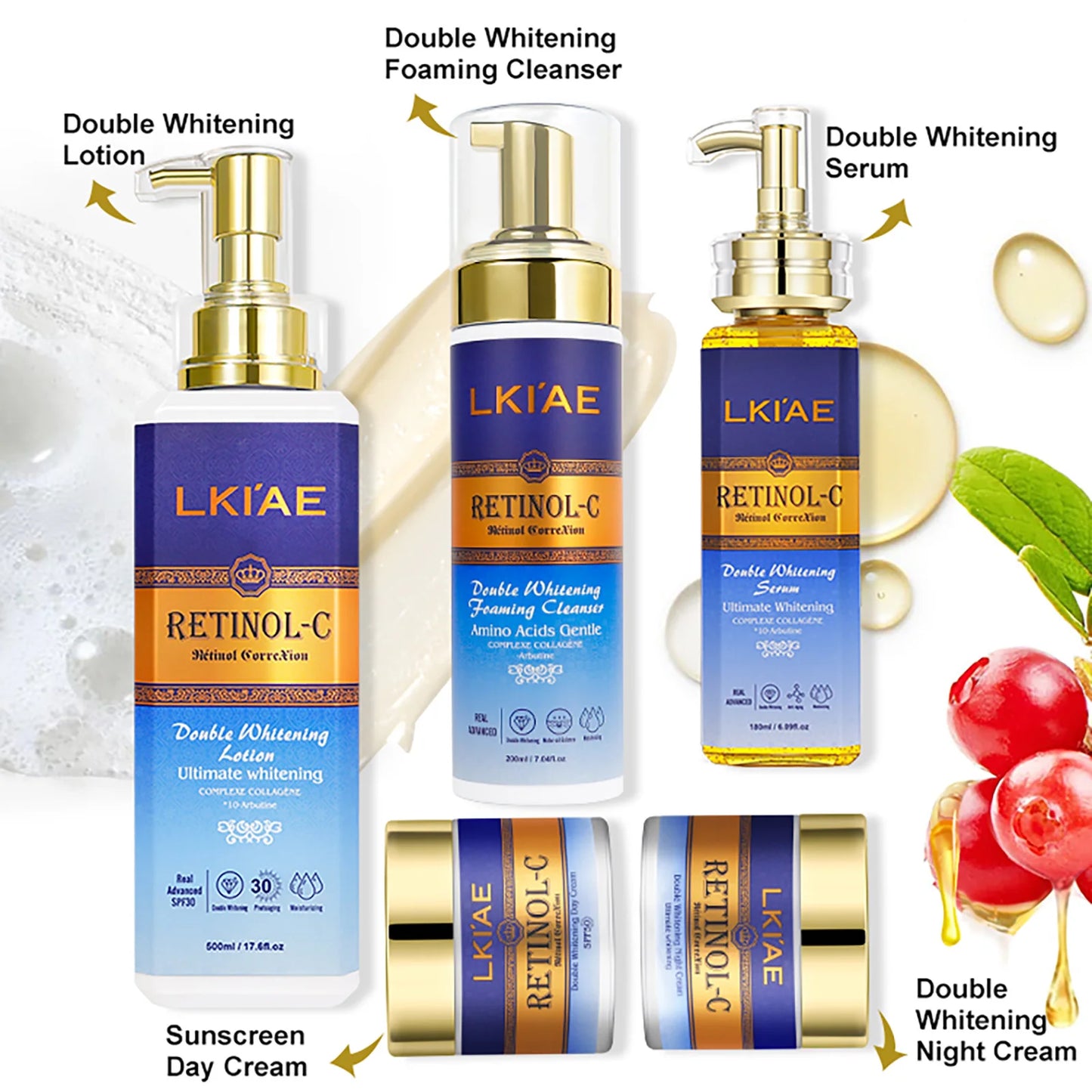 Brilliant Brightening Lotion Set Cleanser Wash Rejuvenating