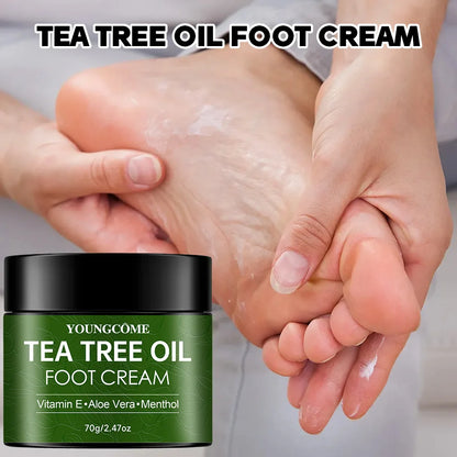 Tea Tree Foot Cream Heel Cracking Repair Products Exfoliation Dead Skin