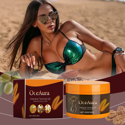 Natural Bronzing Shiny Brown Skin Radiation Protect Nourishing