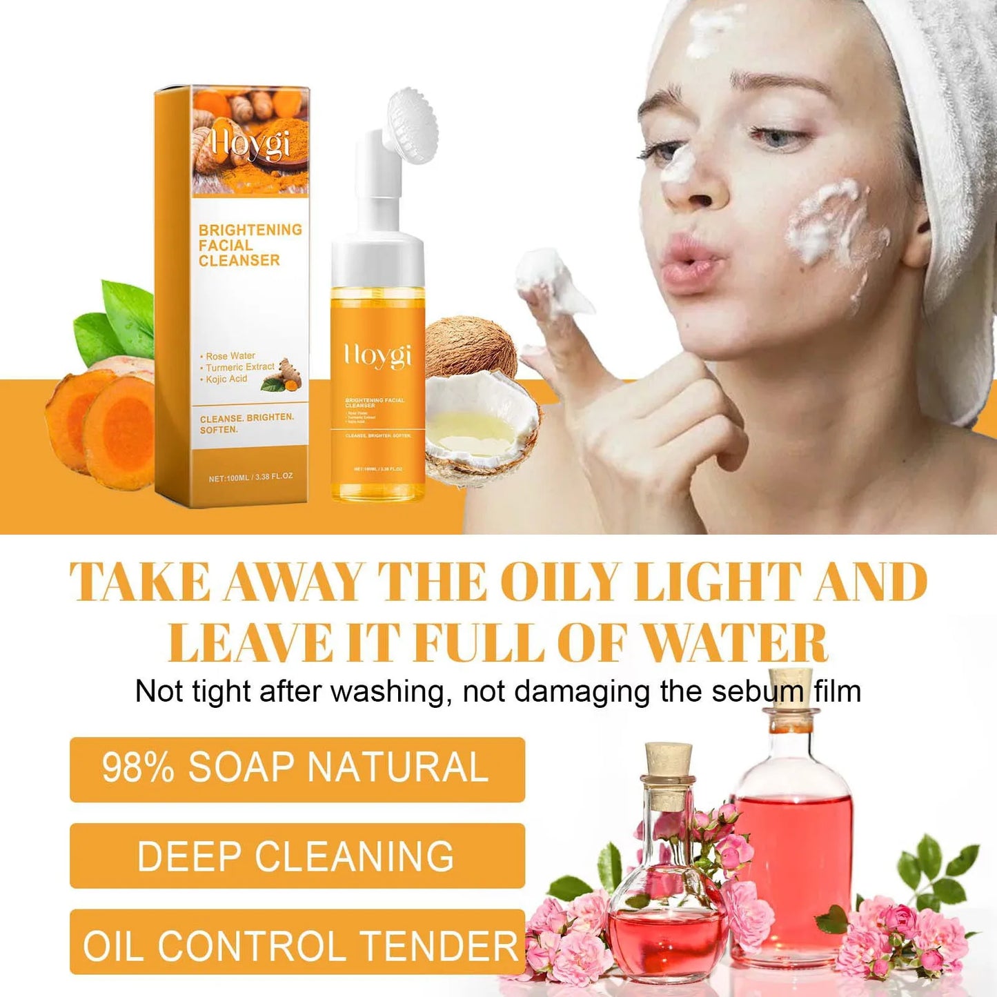 Turmeric Cleanser Oil Control Dark Spot Removal