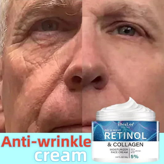Retinol Anti-wrinkle Cream For Men Collagen Anti-Aging Removal Face