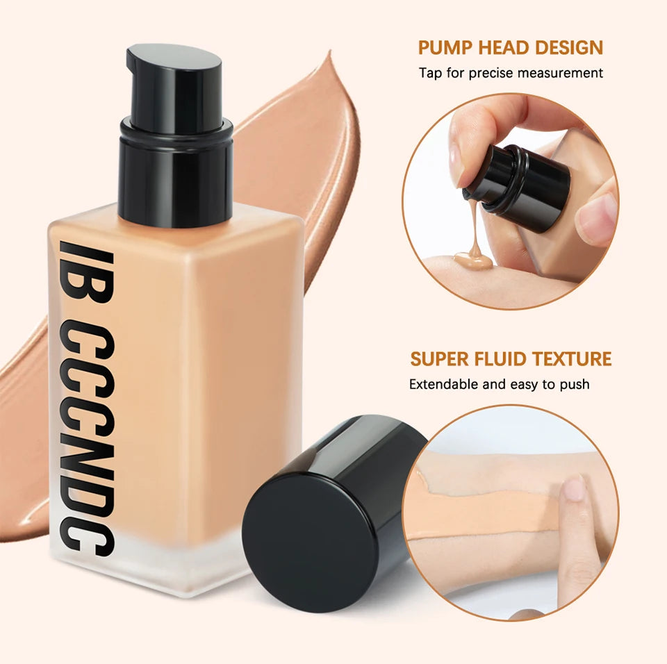 High Coverage Waterproof Korean Foundation Cream