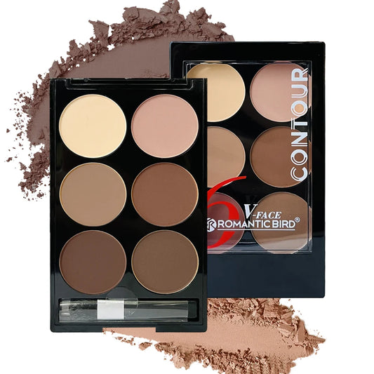 6-Color Contour & Highlight Powder Palette