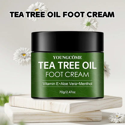 Tea Tree Foot Cream Heel Cracking Repair Products Exfoliation Dead Skin