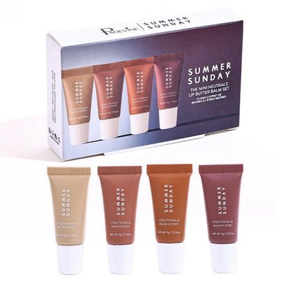 4pcs Summer Lip Glaze Set Vanilla Brand Long-lasting Moisturizing Daily Gift Practical Non-sticky High-gloss Color Korea Lipbalm